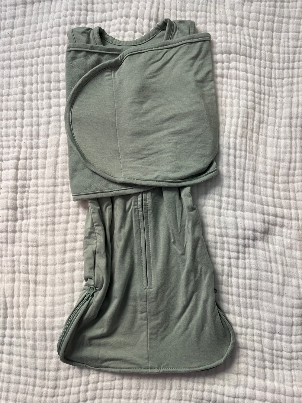 Owlet Soft Sage Green Infant Sleep Sack Swaddle